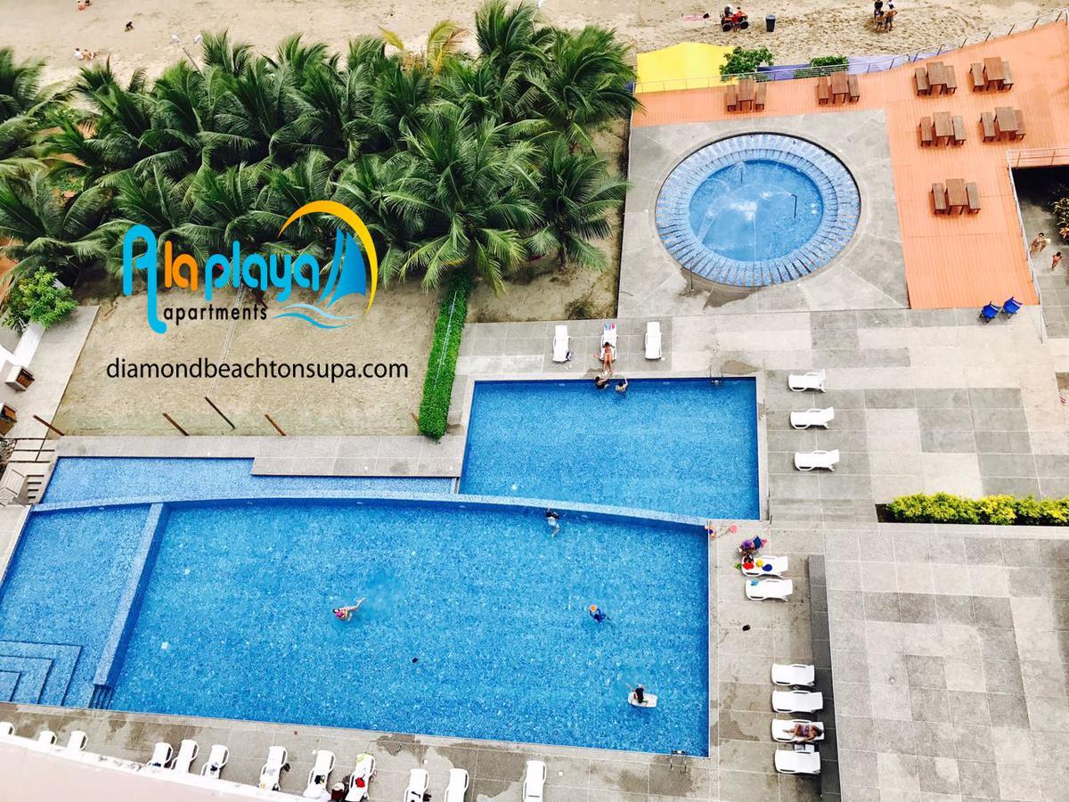 Resort Playa Azul Departamentos Frente Al Mar Tonsupa Esterno foto